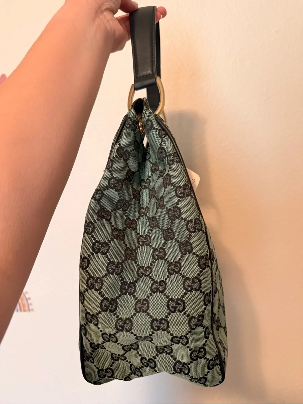 Gucci Canvas Colbert Hobo Bag